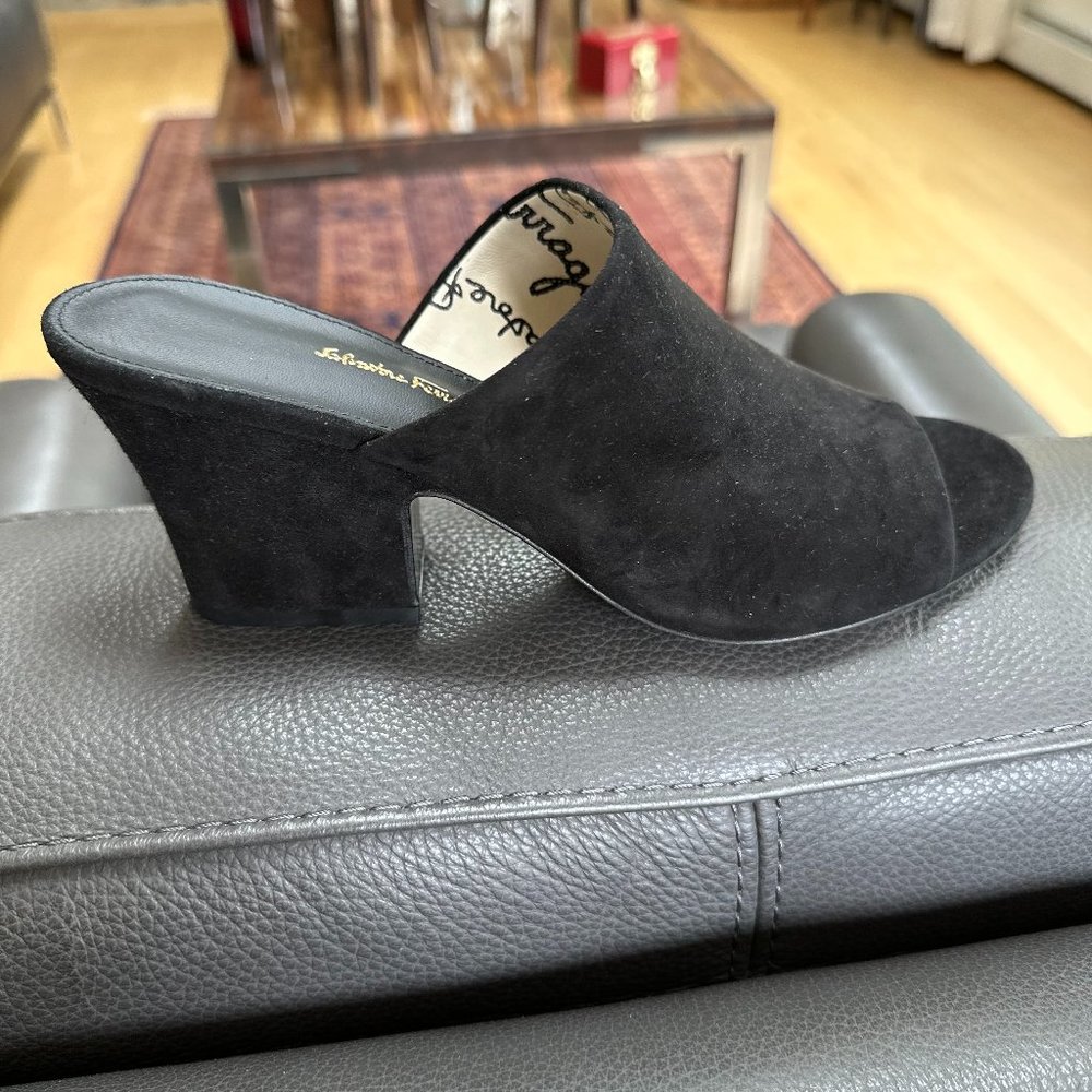Salvatore Ferragamo Sophie Suede Sandals